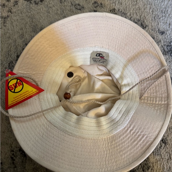 New Men’s Cream Bucket Hat L/XL - Picture 2 of 3